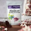Showing Haskap Powder with candied Popcorn