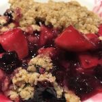 Black Currant Apple Crisp