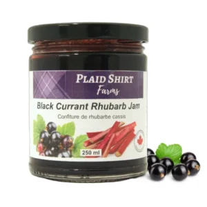 Black Currant Rhubarb Jam